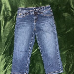 INC International Concepts Dark Blue Ankle Jeans